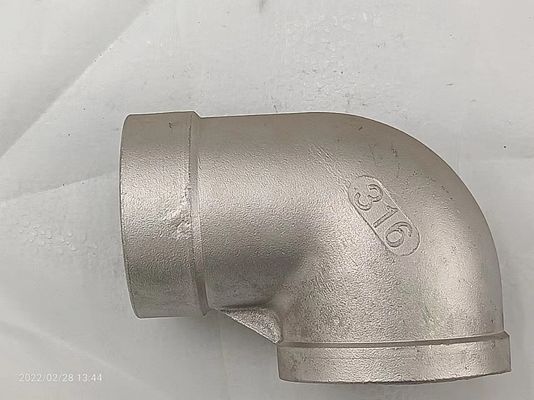 1 بوصة 304 الفولاذ المقاوم للصدأ الأنابيب الكوع المناسب اللون الفضي ISO 9001 معتمد