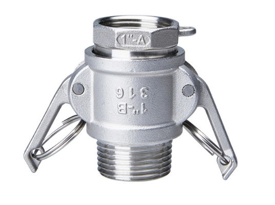 وصلات Camlock من الفولاذ المقاوم للصدأ بقفل ذاتي لكاميرا الصب ومخفض الأخدود