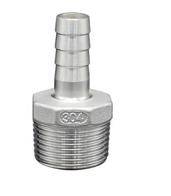 سلس ذكر الخيوط المقبس المقاوم للصدأ خرطوم هيدروليكي موصل الحلمة