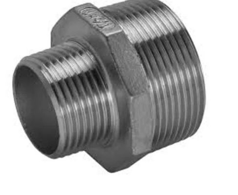 304316L الخيوط الفولاذ المقاوم للصدأ مواسير ذكر عرافة الحلمة المخفض